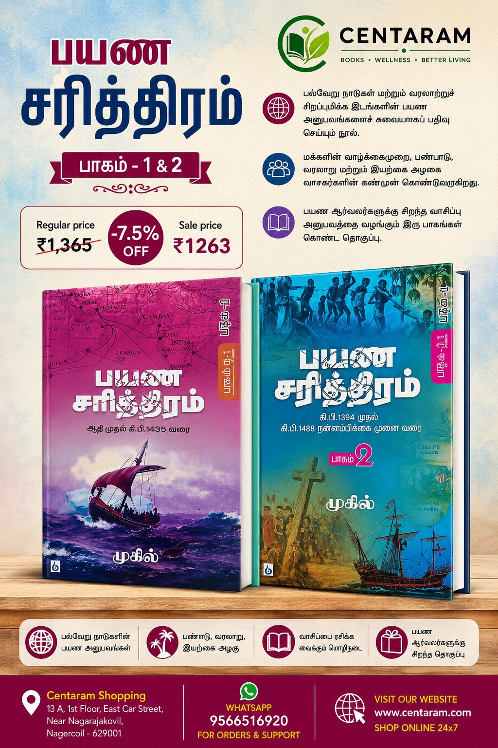 பயண சரித்திரம்-பாகம்-1&2